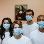 Healthcare workers with masks