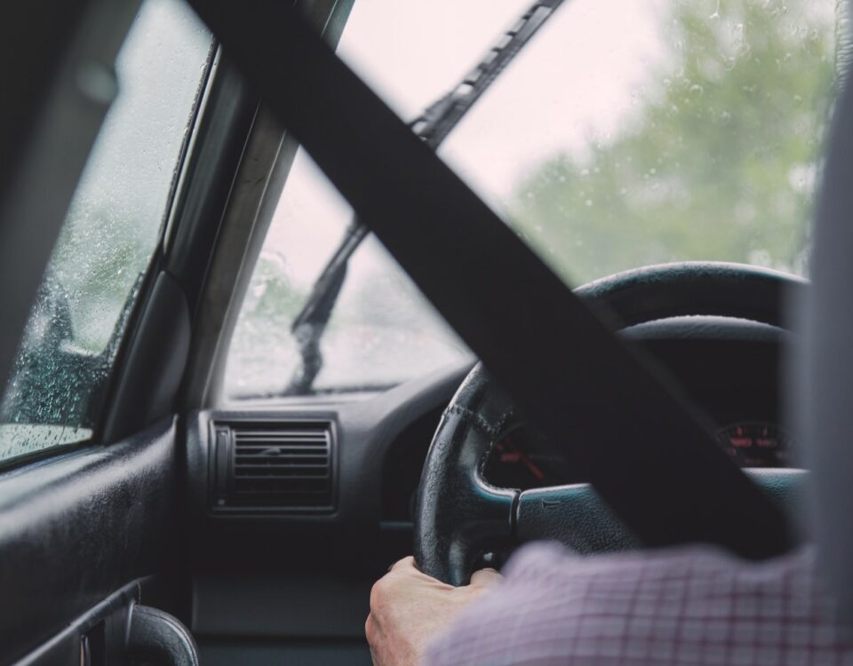 Rib injuries can occur after a car accident as the seatbelt restricts movement at an angle