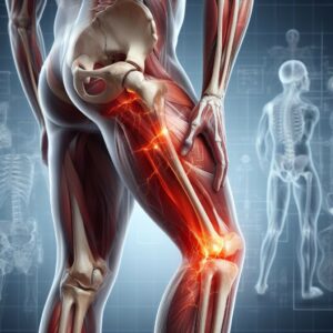 Piriformis syndrome sciatica medical illustration