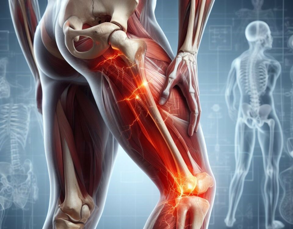 Piriformis syndrome sciatica medical illustration