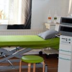 A picture o a physical therapy Setup in a clinic
